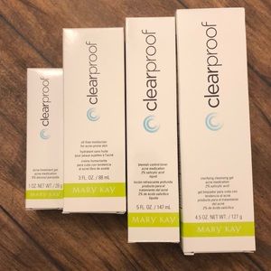 Clear proof acne system